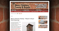 Desktop Screenshot of basicchimneysweep.com